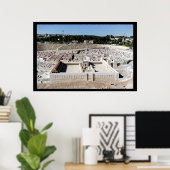 Beis HaMikdash (Heiliger Tempel in Jerusalem) Poster (Heimbüro)