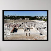 Beis HaMikdash (Heiliger Tempel in Jerusalem) Poster (Vorne)