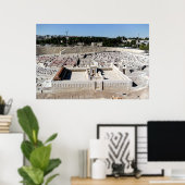 Beis HaMikdash (Heiliger Tempel in Jerusalem) Poster (Heimbüro)