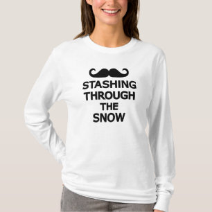 Beiseite schaffen durch den Schnee T-Shirt