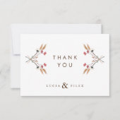 Beispiel Cross Wildblume Dankeschön Karte (Vorderseite)