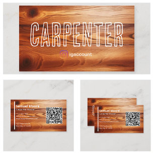 Beispiel-Design für QR-Code für Zimmermanns-Profi Visitenkarte