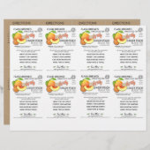 Beispiel Fügt 3x4 Clear Bag Cards ein (Vorne/Hinten)