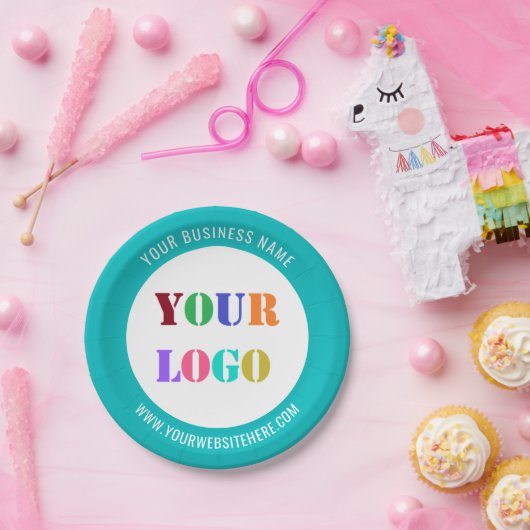 Beispiel für benutzerdefinierte Logos oder Foto- u Pappteller (Party)