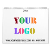 Beispiel für benutzerdefinierte Logos und Geschäft Kalender (Titelbild)