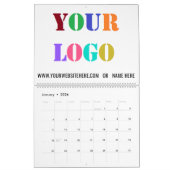Beispiel für benutzerdefinierte Logos und Geschäft Kalender (Jan 2026)