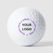 Beispiel für benutzerdefinierte Logos und Text-Bri Golfball (Vorderseite)