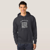 Beispiel für benutzerdefinierten QR-Code-Business Hoodie (Vorne ganz)