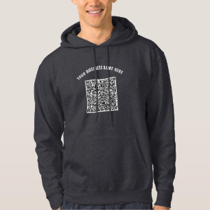 Beispiel für benutzerdefinierten QR-Code-Business Hoodie