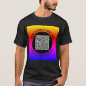 Beispiel für benutzerdefinierten QR-Code-Business- T-Shirt (Vorderseite)