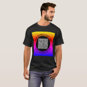 Beispiel für benutzerdefinierten QR-Code-Business- T-Shirt (Vorne ganz)