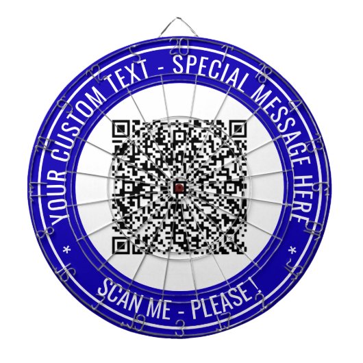 Beispiel für benutzerdefinierten QR-Code-Dart-Main Dartscheibe (vorne)