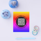 Beispiel für benutzerdefinierten QR-Code-Flyer Flyer (Einzeln)