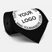 Beispiel für benutzerdefiniertes Firmenlogo und Te Krawatte (Gerollt)