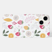 "Beispiel für Blumenmuster und Fruchtmuster" Case-Mate iPhone Hülle (Rückseite (Horizontal))