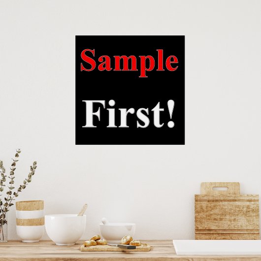 Beispiel für das erste Poster-Match Poster (Küche)