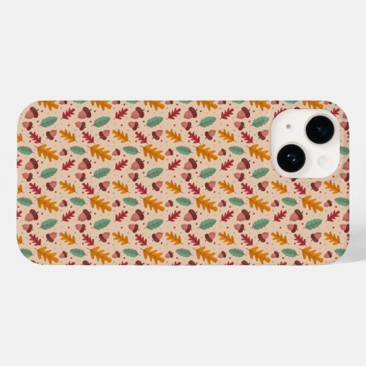 Beispiel für das Herbstmuster Leaf iPhone Case-Mate iPhone Hülle (Rückseite (Horizontal))
