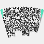 Beispiel für das QR-Code-Popcorn Geschenkschachtel (Ungeklappt)