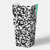 Beispiel für das QR-Code-Popcorn Geschenkschachtel (Vorderseite)