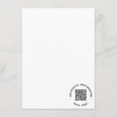 Beispiel für das QR-Codemenü mit benutzerdefiniert Menükarte (Rückseite)