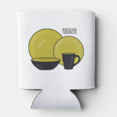 Beispiel für das Set von Tableware Cartoon Dosenkühler (Rückseite)