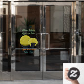 Beispiel für das Set von Tableware Cartoon Fensteraufkleber (Büro Tür)