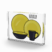 Beispiel für das Set von Tableware Cartoon Fotoblock (Rechts)