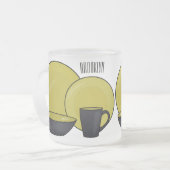 Beispiel für das Set von Tableware Cartoon Mattglastasse (Vorderseite Links)