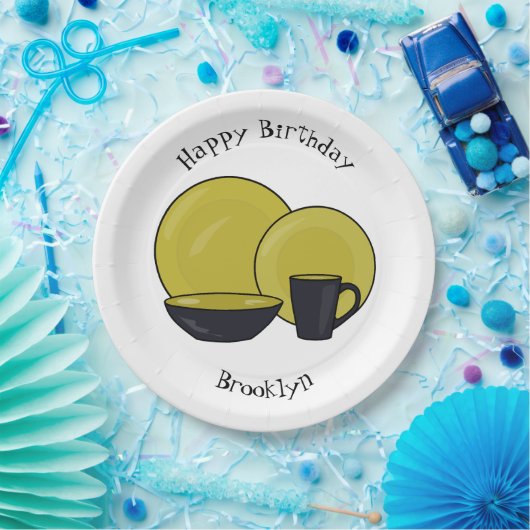 Beispiel für das Set von Tableware Cartoon Pappteller (Party)