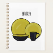 Beispiel für das Set von Tableware Cartoon Planer (Vorderseite)