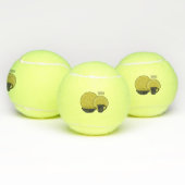Beispiel für das Set von Tableware Cartoon Tennisbälle (Multi)