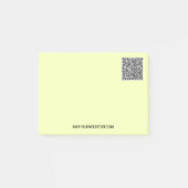 Beispiel für den benutzerdefinierten QR-Code nach Post-it Klebezettel (Vorderseite)