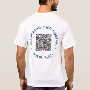 Beispiel für den benutzerdefinierten QR-T - Shirt 