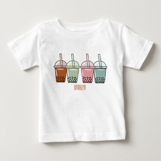 Beispiel für den Cartoon von Bubble Tee (Vorderseite)