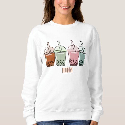Beispiel für den Cartoon von Bubble Tee (Vorderseite)