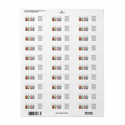 Beispiel für den Cartoon von Bubble Tee (Vorne)