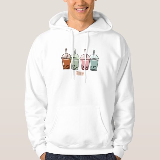 Beispiel für den Cartoon von Bubble Tee (Vorderseite)