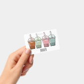 Beispiel für den Cartoon von Bubble Tee Ausweis (Handheld)