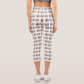 Beispiel für den Cartoon von Bubble Tee Capri Leggings (Rückseite)