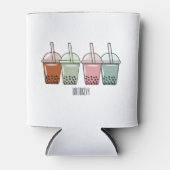 Beispiel für den Cartoon von Bubble Tee Dosenkühler (Vorderseite)