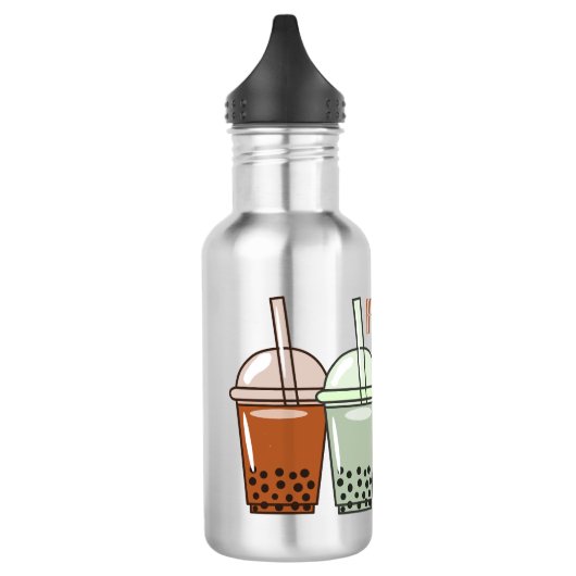 Beispiel für den Cartoon von Bubble Tee Edelstahlflasche (Links)