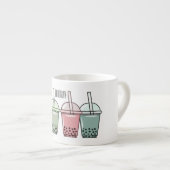 Beispiel für den Cartoon von Bubble Tee Espressotasse (Vorderseite Rechts)