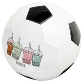 Beispiel für den Cartoon von Bubble Tee Fußball (Dreiviertel)