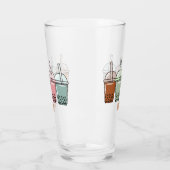 Beispiel für den Cartoon von Bubble Tee Glas (Links)
