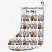 Beispiel für den Cartoon von Bubble Tee Kleiner Weihnachtsstrumpf (Rückseite)