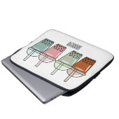 Beispiel für den Cartoon von Bubble Tee Laptopschutzhülle (Vorne Knopf)