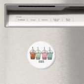 Beispiel für den Cartoon von Bubble Tee Magnet (In Situ (Geschirrspüler))