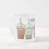 Beispiel für den Cartoon von Bubble Tee Mattglastasse (Vorderseite Links)