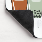 Beispiel für den Cartoon von Bubble Tee Mousepad (Ecke)