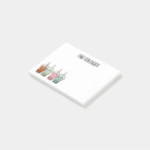 Beispiel für den Cartoon von Bubble Tee Post-it Klebezettel (angewinkelt)